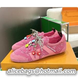 Best Grade Louis Vuitton LV Sneakerina Sneakers in Monogram Denim 6072877 Rosy 2026