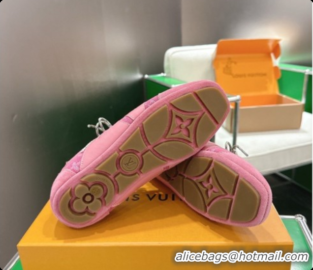 Best Grade Louis Vuitton LV Sneakerina Sneakers in Monogram Denim 6072877 Rosy 2026