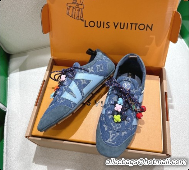 Charming Louis Vuitton LV Sneakerina Sneakers in Monogram Denim 6072877 Blue 2026