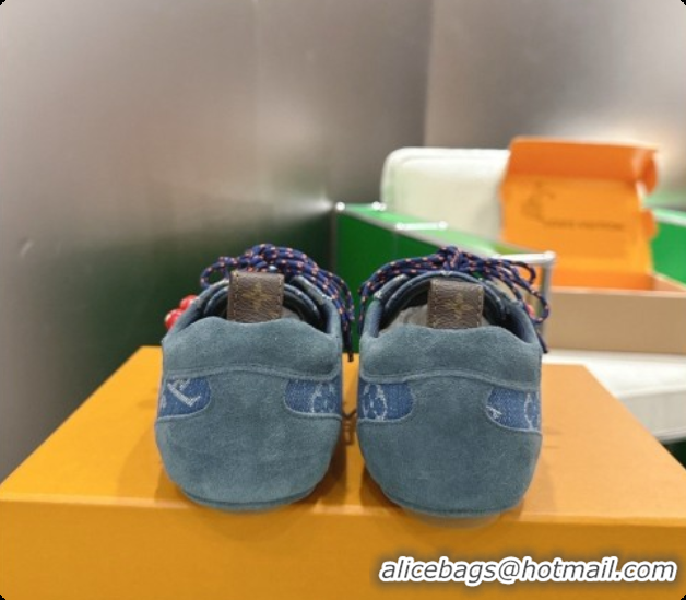 Charming Louis Vuitton LV Sneakerina Sneakers in Monogram Denim 6072877 Blue 2026