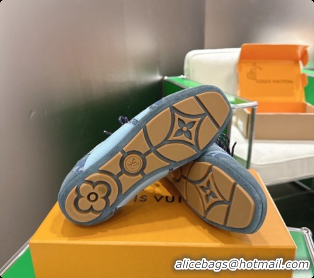 Charming Louis Vuitton LV Sneakerina Sneakers in Monogram Denim 6072877 Blue 2026
