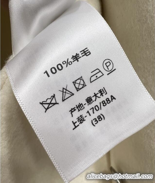 Unique Grade Dior Wool Coat D082214 White 2026