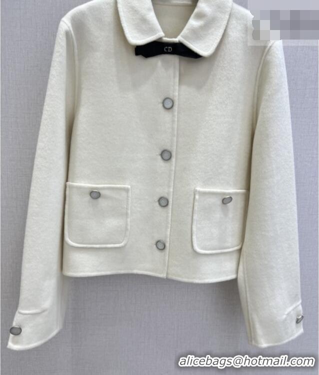 Unique Grade Dior Wool Coat D082214 White 2026