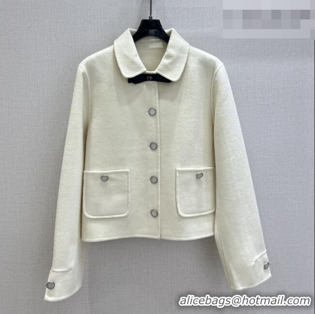 Unique Grade Dior Wool Coat D082214 White 2026