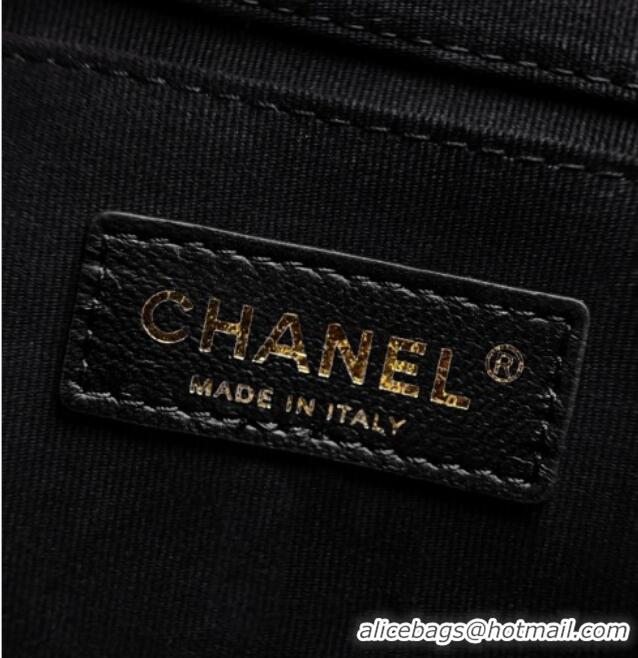 Big Discount Chanel Coco Beach Braided Raffia Flap Bag AS6088 Black 2026
