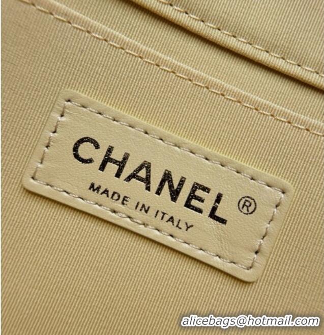 Good Looking Chanel Coco Beach Braided Raffia Flap Bag AS6088 Beige 2026