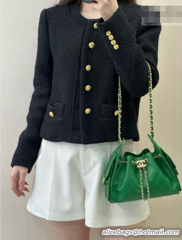 Top Design Chanel 25 Mini Handbag in Grained Calfskin AS5631 Green 2026