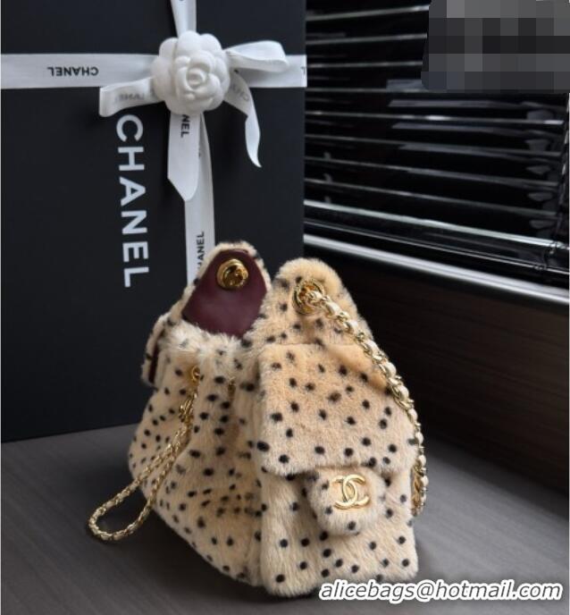 Top Design Chanel 25 Mini Handbag Catwalk Style AS5631 Beige 2026