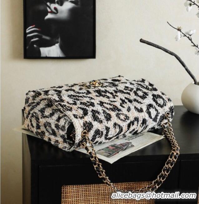 Luxury Cheap Chanel Tweed & Mixed Fibers Maxi Flap Bag AS6234 CH082226 2026