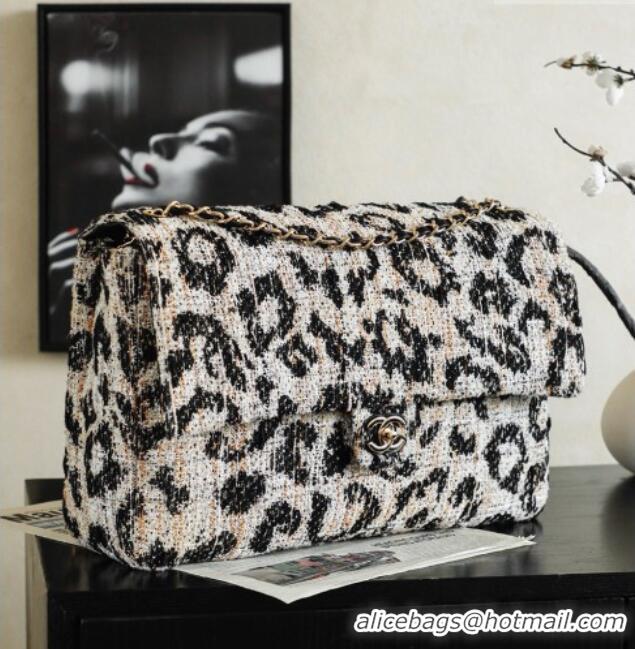 Luxury Cheap Chanel Tweed & Mixed Fibers Maxi Flap Bag AS6234 CH082226 2026