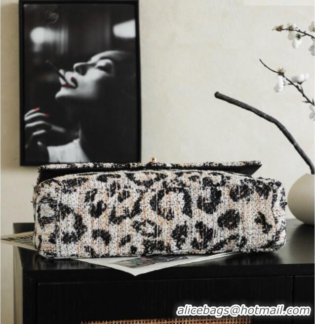 Luxury Cheap Chanel Tweed & Mixed Fibers Maxi Flap Bag AS6234 CH082226 2026