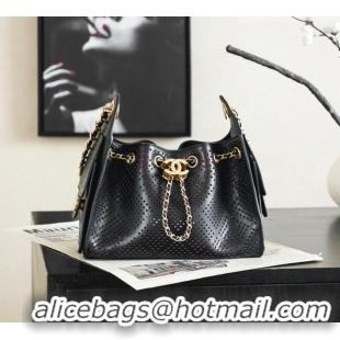 Reasonable Price Chanel 25 Mini Handbag in Hollowed-out Calfskin AS5631 Black 2026