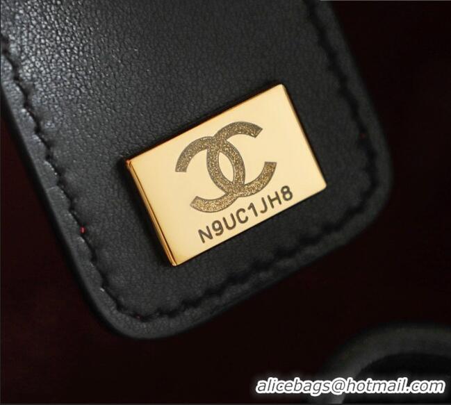 Reasonable Price Chanel 25 Mini Handbag in Hollowed-out Calfskin AS5631 Black 2026