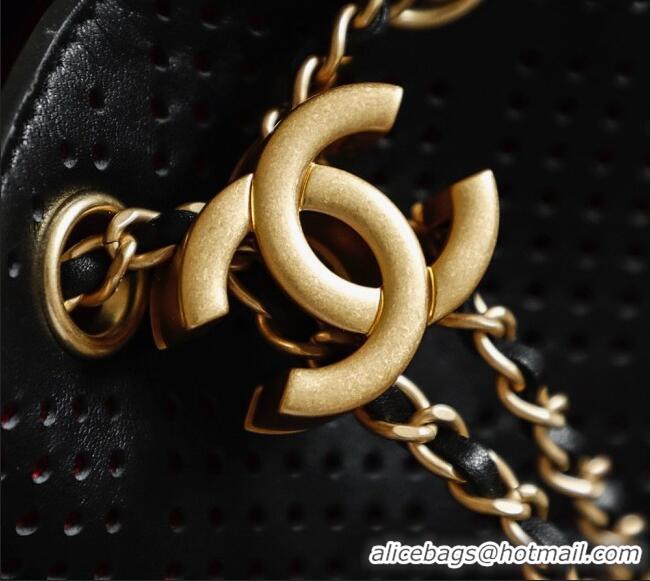 Reasonable Price Chanel 25 Mini Handbag in Hollowed-out Calfskin AS5631 Black 2026