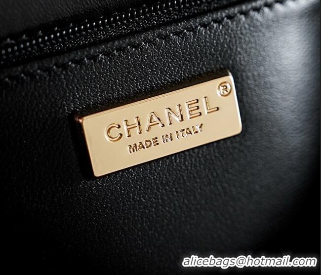 Best Product Chanel Mini Sequins Flap Bag CH82409 White/Black 2026