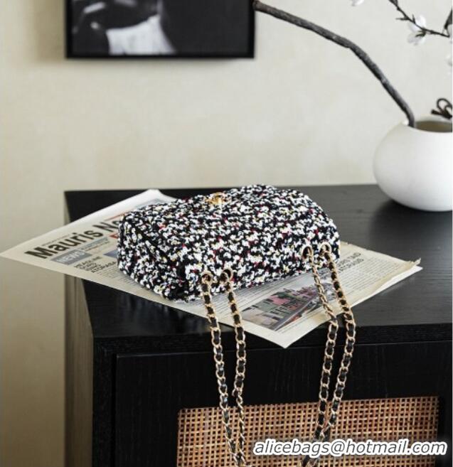 Best Product Chanel Mini Sequins Flap Bag CH82409 White/Black 2026