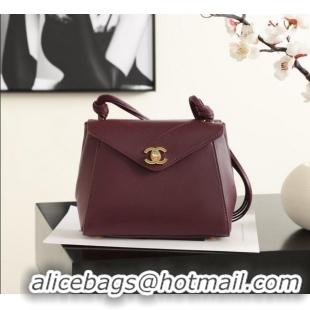 Buy Best Price Chanel Calfskin Shoulder Bag AS6223 CH082410 Burgundy 2026