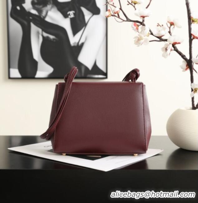 Buy Best Price Chanel Calfskin Shoulder Bag AS6223 CH082410 Burgundy 2026