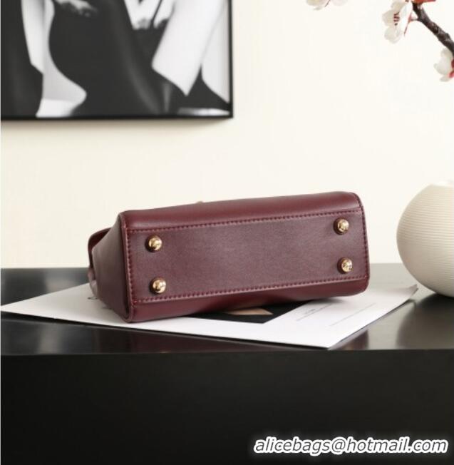 Buy Best Price Chanel Calfskin Shoulder Bag AS6223 CH082410 Burgundy 2026