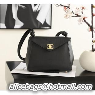 Best Quality Chanel Calfskin Shoulder Bag AS6223 CH082412 Black 2026