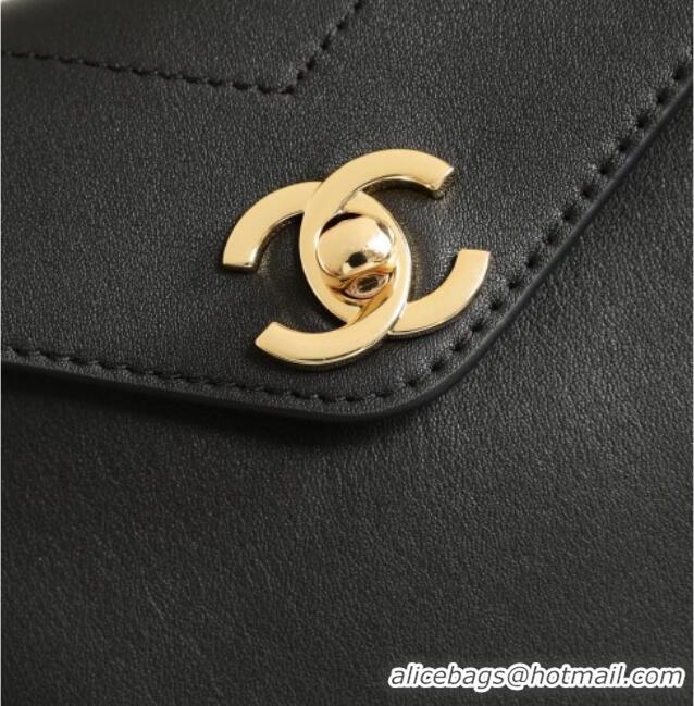 Best Quality Chanel Calfskin Shoulder Bag AS6223 CH082412 Black 2026