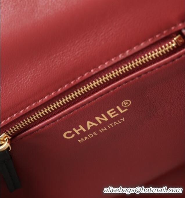 Best Quality Chanel Calfskin Shoulder Bag AS6223 CH082412 Black 2026