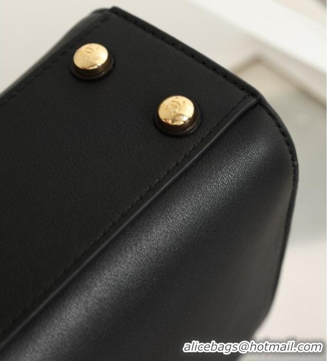 Best Quality Chanel Calfskin Shoulder Bag AS6223 CH082412 Black 2026