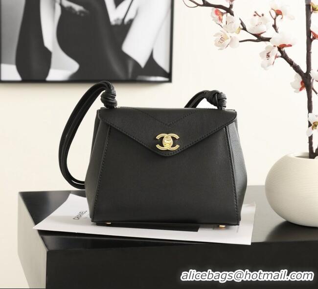 Best Quality Chanel Calfskin Shoulder Bag AS6223 CH082412 Black 2026