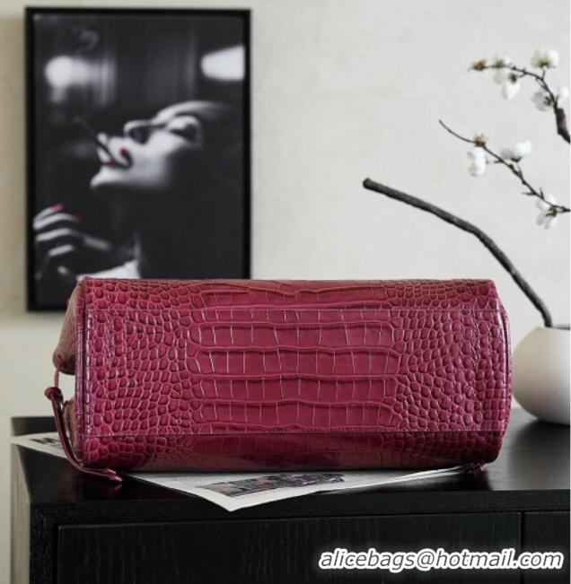 Buy Discount Chanel Tote Bag in Crocodile Pattern Calfskin AS6428 Burgundy 2026