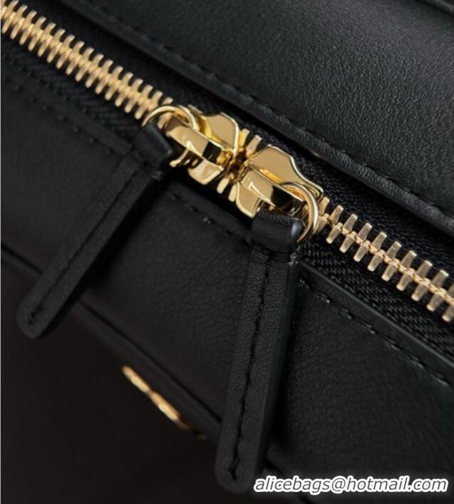 Discount Design Chanel Large Bowling Bag in Calfskin AS6580 Black 2026