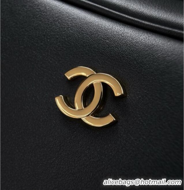 Discount Design Chanel Large Bowling Bag in Calfskin AS6580 Black 2026