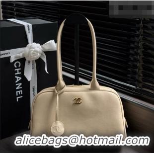 Reasonable Price Chanel Large Bowling Bag in Calfskin AS6580 Beige 2026