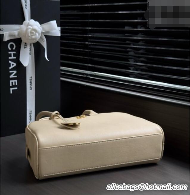 Reasonable Price Chanel Large Bowling Bag in Calfskin AS6580 Beige 2026