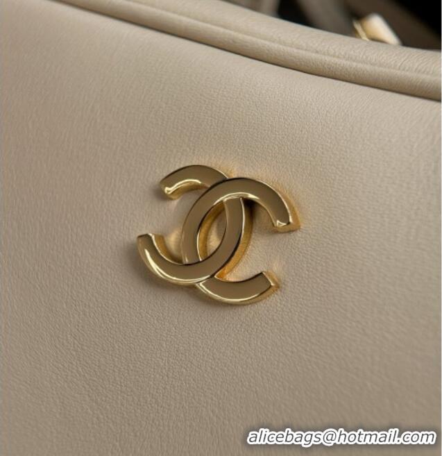 Reasonable Price Chanel Large Bowling Bag in Calfskin AS6580 Beige 2026