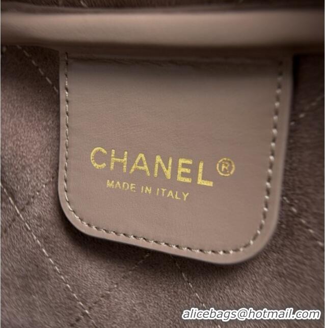 Best Quality Chanel Large Bowling Bag in Calfskin AS6580 Dark Brown 2026