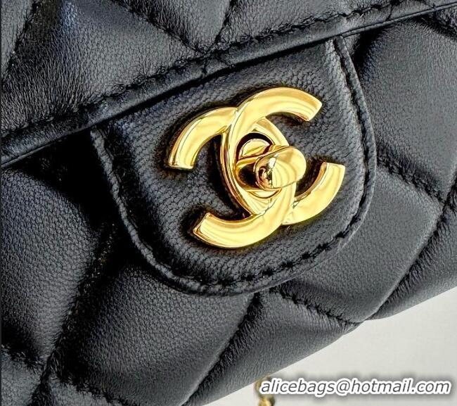Buy Inexpensive Chanel Clutch with Chain in Lambskin AP5280 Black 2026