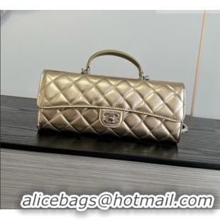 Top Grade Chanel Clutch with Chain in Lambskin AP5280 Gold 2026