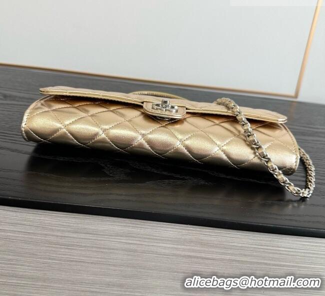 Top Grade Chanel Clutch with Chain in Lambskin AP5280 Gold 2026