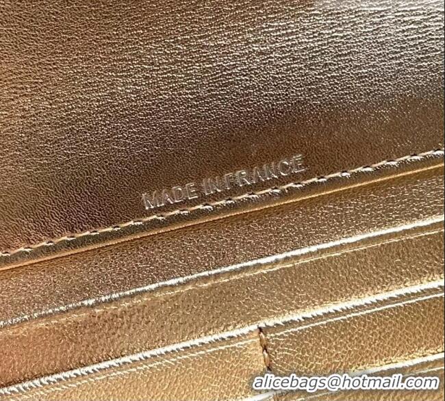 Top Grade Chanel Clutch with Chain in Lambskin AP5280 Gold 2026