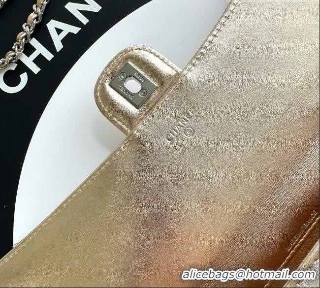 Top Grade Chanel Clutch with Chain in Lambskin AP5280 Gold 2026