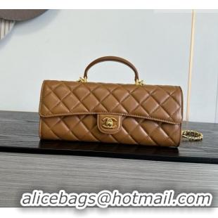 Market Sells Chanel Clutch with Chain in Lambskin AP5280 Brown 2026