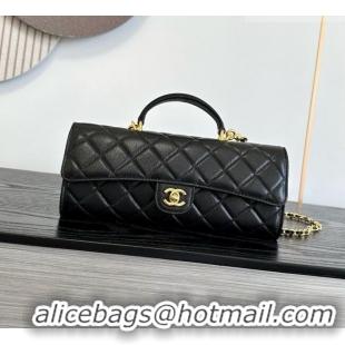 Best Price Chanel Clutch with Chain in Grained Calfskin AP5280 Black 2026