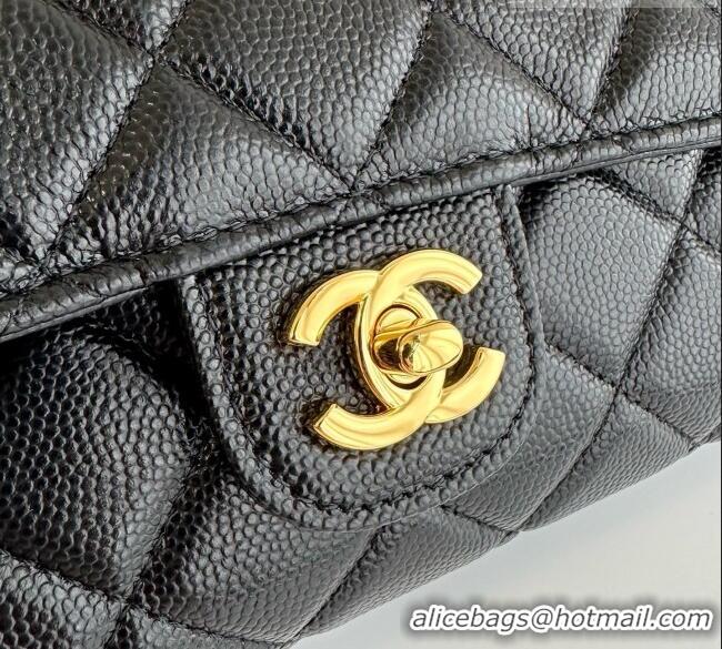 Best Price Chanel Clutch with Chain in Grained Calfskin AP5280 Black 2026