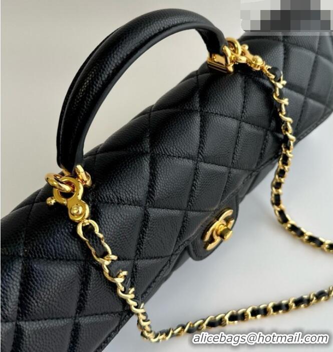 Best Price Chanel Clutch with Chain in Grained Calfskin AP5280 Black 2026