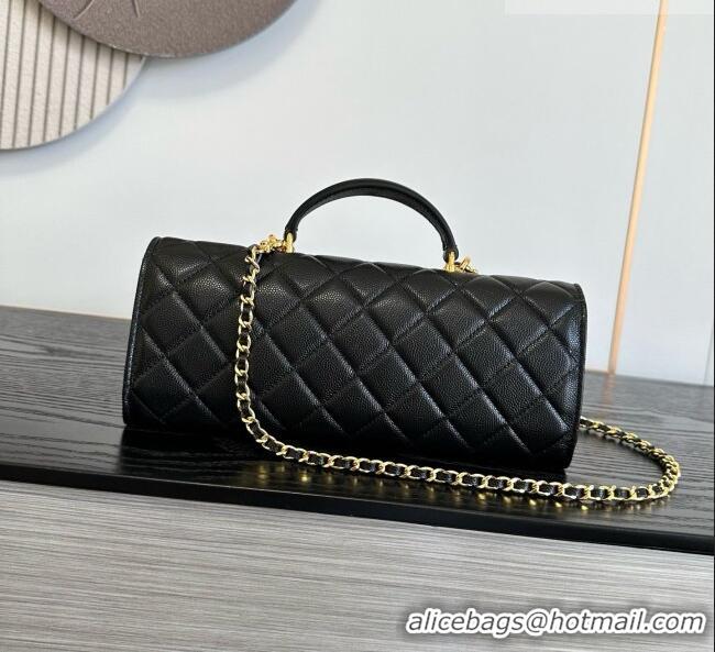 Best Price Chanel Clutch with Chain in Grained Calfskin AP5280 Black 2026