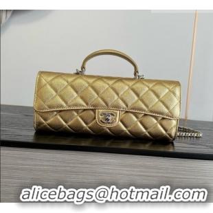 Luxury Discount Chanel Clutch with Chain in Grained Calfskin AP5280 Gold 2026