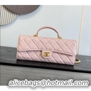 Inexpensive Chanel Clutch with Chain in Grained Calfskin AP5280 Pink 2026