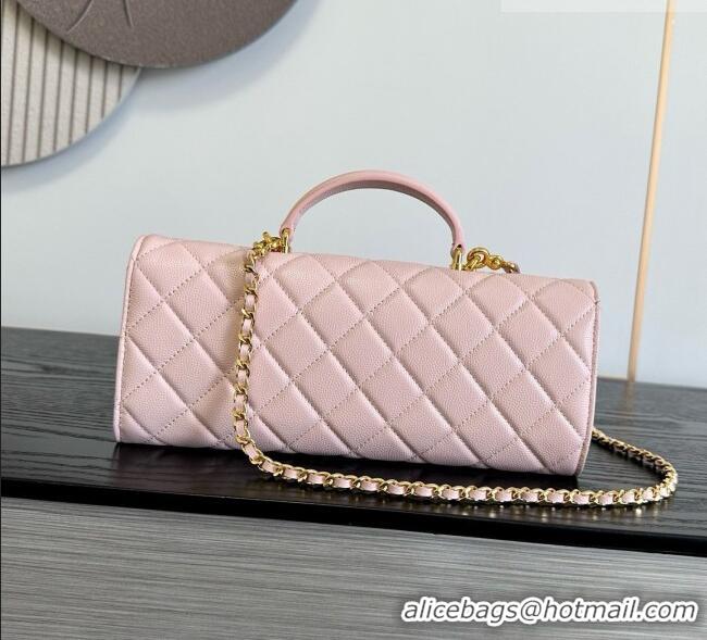 Inexpensive Chanel Clutch with Chain in Grained Calfskin AP5280 Pink 2026