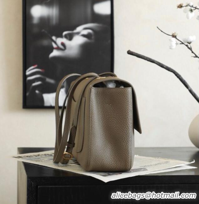 Classic Discount Chanel Small Maxi Flap Bag in Grained Calfskin AS6231 Dark Khaki/Gold 2026