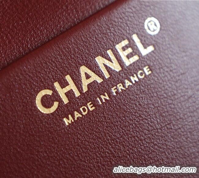 Classic Discount Chanel Small Maxi Flap Bag in Grained Calfskin AS6231 Dark Khaki/Gold 2026